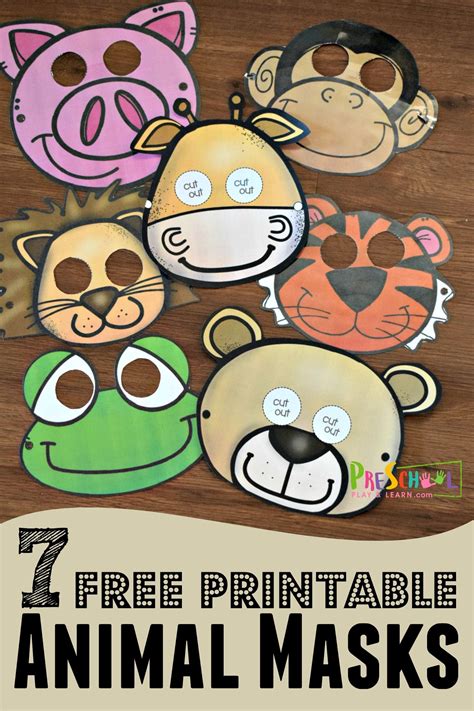 Free Printable Animal Masks