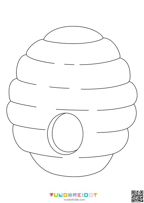 Free Printable Beehive Template