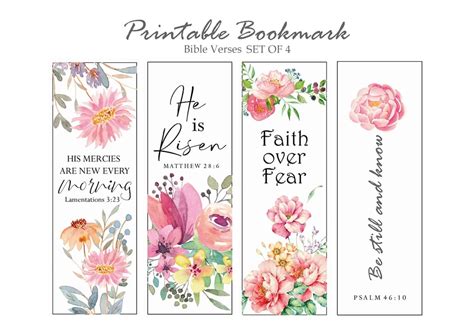 Free Printable Bible Bookmarks Templates
