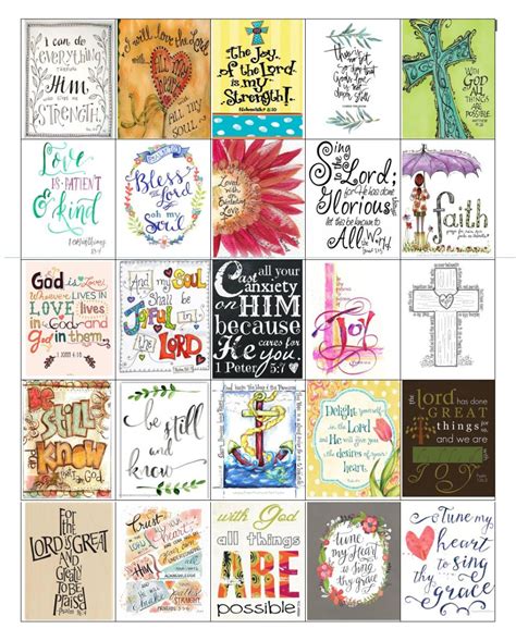 Free Printable Bible Stickers