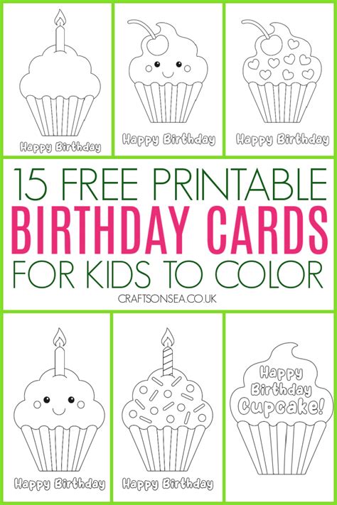 Free Printable Birthday Cards For Kids