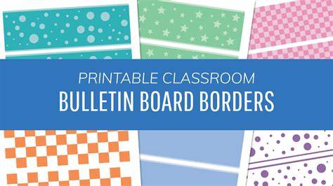 Free Printable Bulletin Board Ideas
