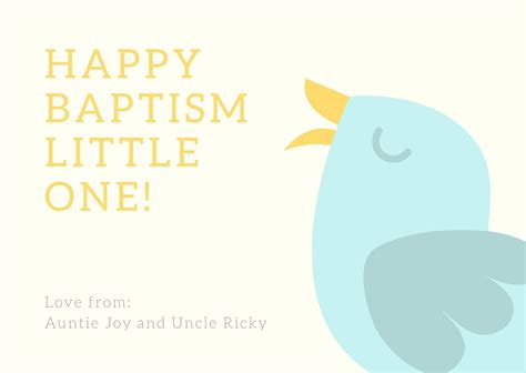 Free Printable Christening Cards