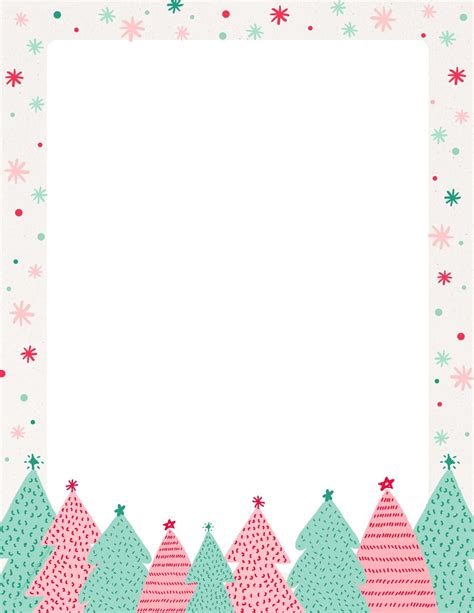 Free Printable Christmas Border