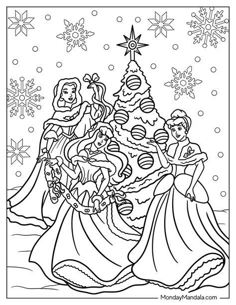 Free Printable Christmas Coloring Pages Disney