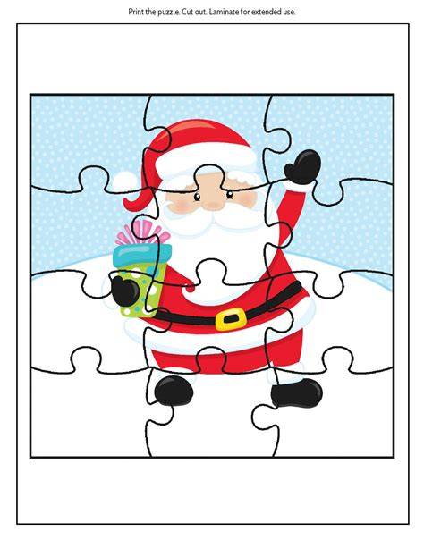 Free Printable Christmas Picture Puzzle Game
