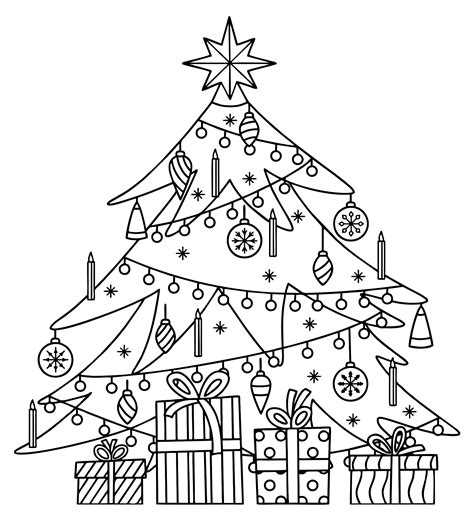 Free Printable Coloring Pages Christmas Trees
