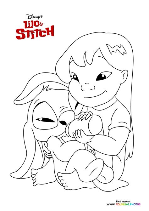 Free Printable Coloring Pages Lilo And Stitch