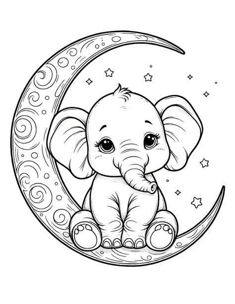 Free Printable Coloring Pages Of Elephants