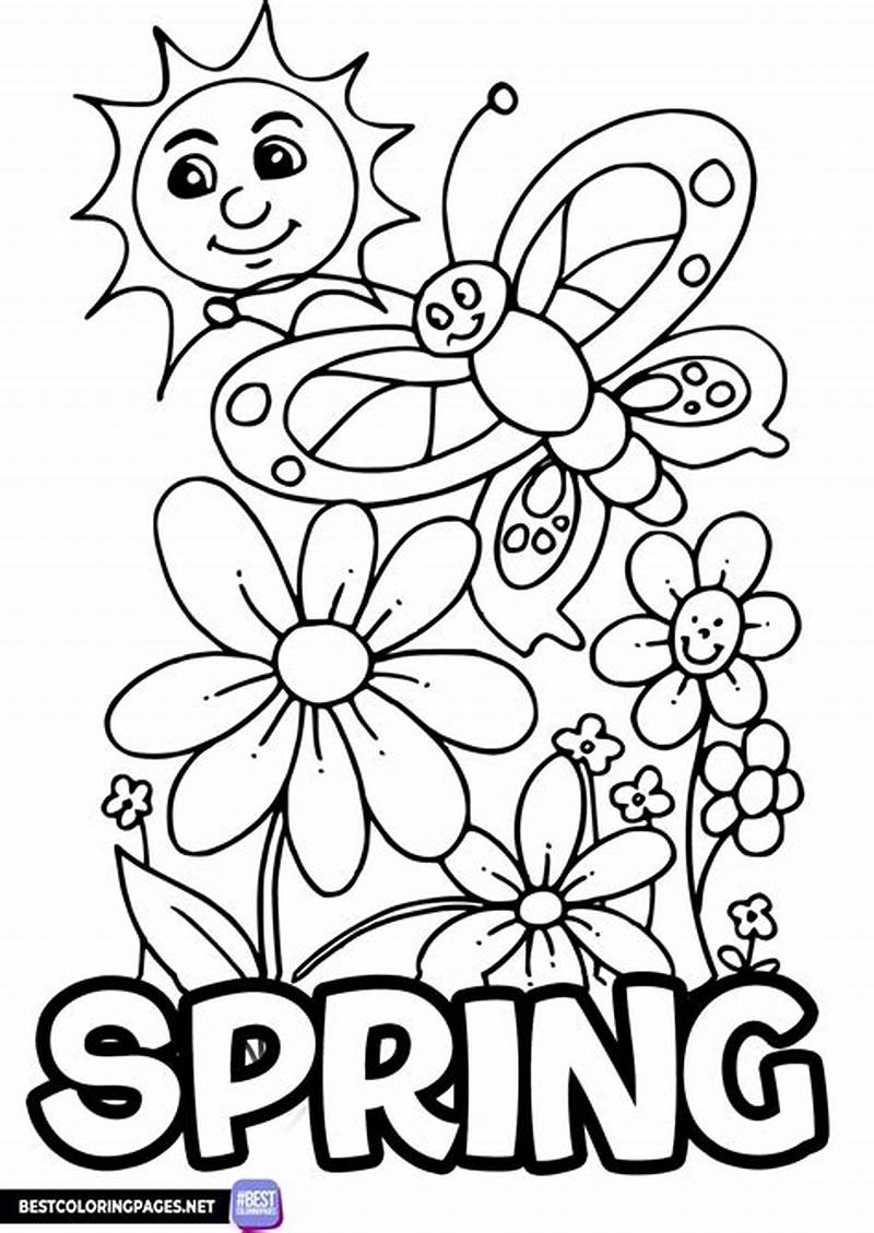 Free Printable Coloring Pages Spring