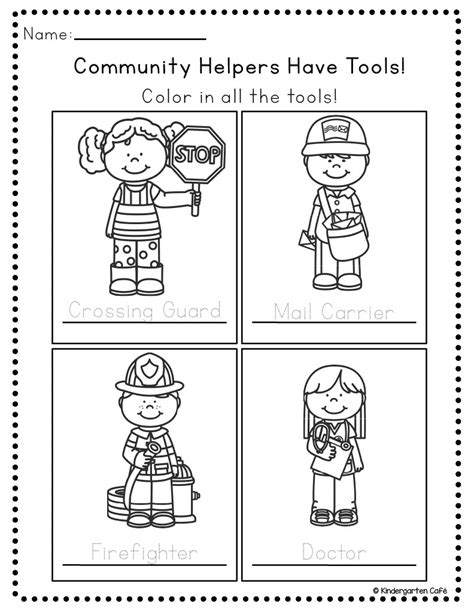 Free Printable Community Helpers Coloring Pages