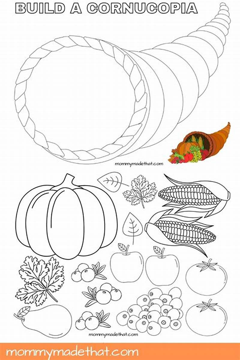 Free Printable Cornucopia Pattern