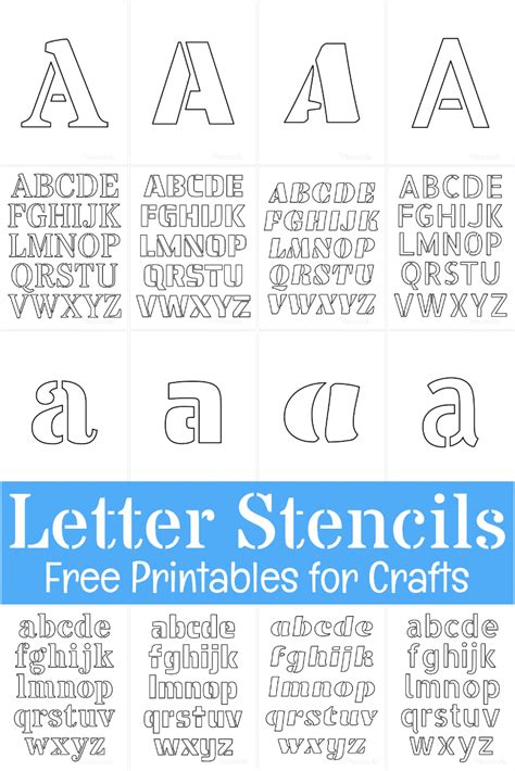 Free Printable Cut Out Letter Stencils