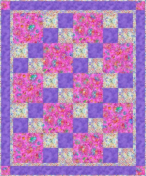 Free Printable Downloadable 3 Yard Quilt Patterns Free
