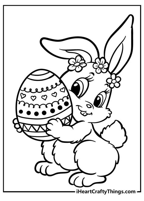 Free Printable Easter Bunny Coloring Pages
