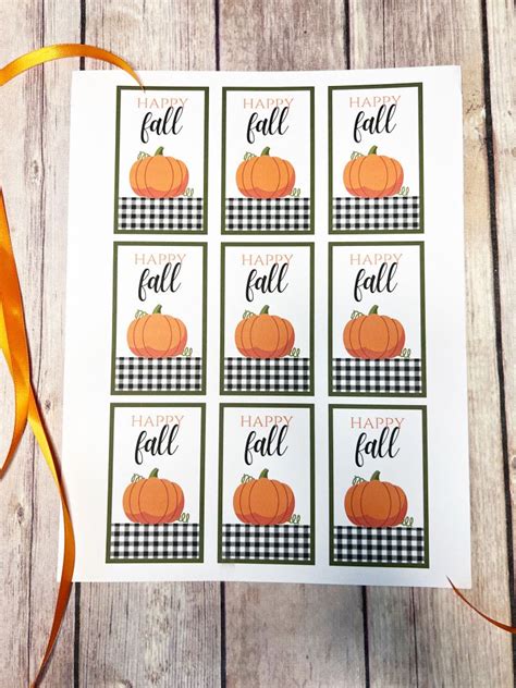 Free Printable Fall Tags