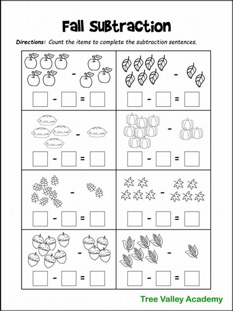 Free Printable Fall Worksheets For First Grade