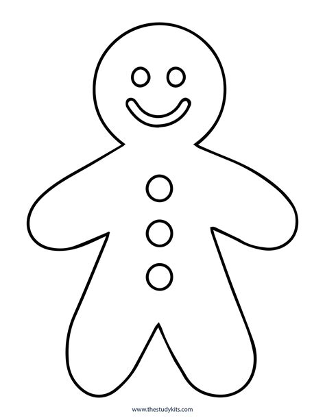 Free Printable Gingerbread Man