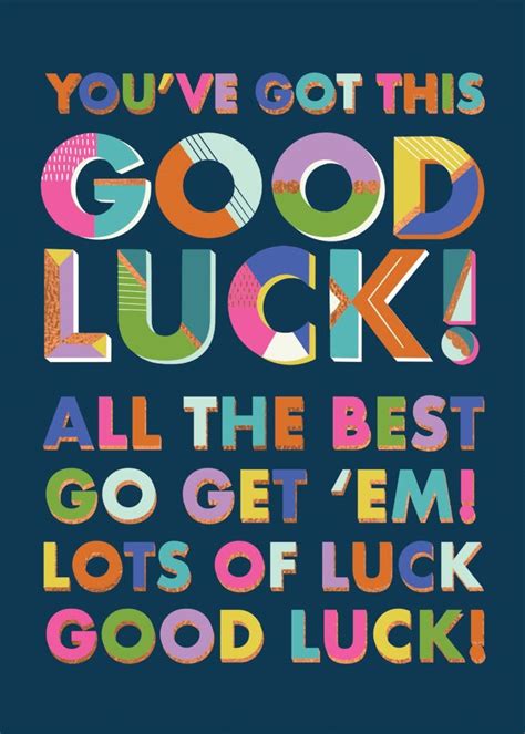 Free Printable Good Luck Cards