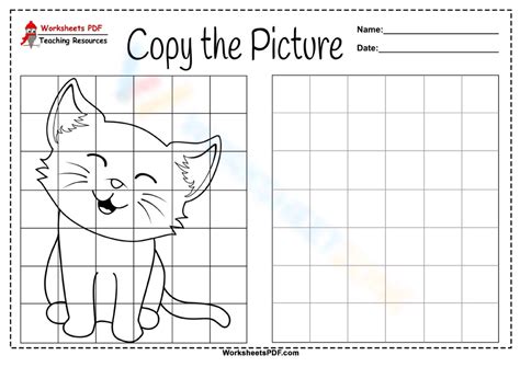 Free Printable Grid Drawing Worksheets