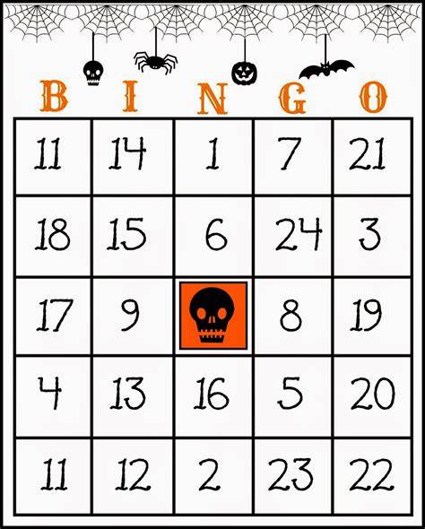 Free Printable Halloween Bingo Cards