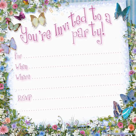 Free Printable Invitation Maker