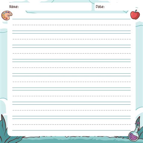 Free Printable Kindergarten Paper