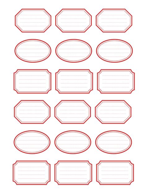 Free Printable Labels Templates