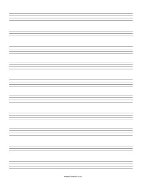 Free Printable Manuscript Paper