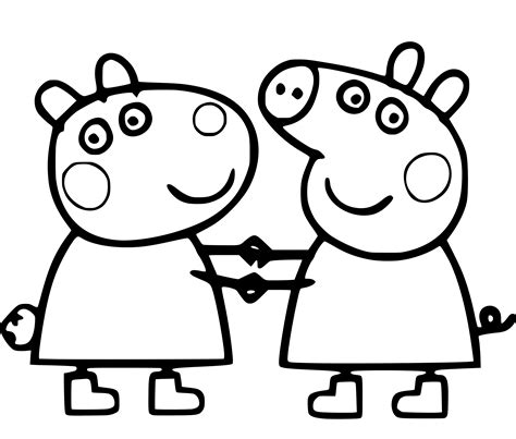 Free Printable Peppa Pig Coloring Pages