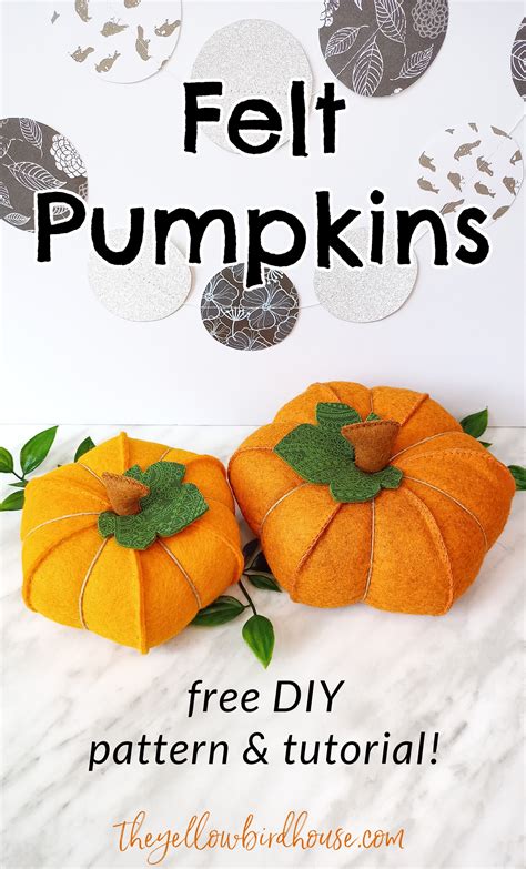 Free Printable Pumpkin Sewing Pattern