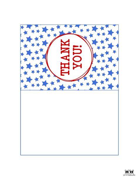 Free Printable Red White And Blue Thank You