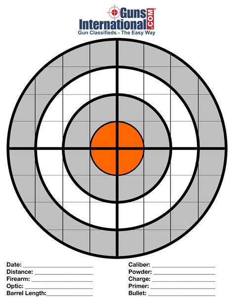 Free Printable Rifle Targets