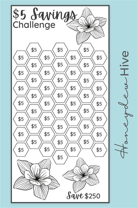 Free Printable Savings Challenge Printable