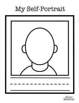 Free Printable Self Portrait Template Preschool