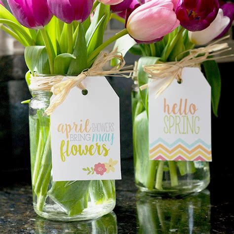 Free Printable Spring Gift Tags