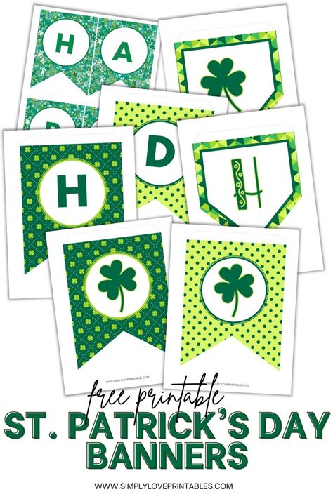 Free Printable St Patricks Day Banner