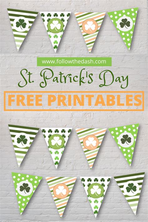 Free Printable St Patricks Decorations