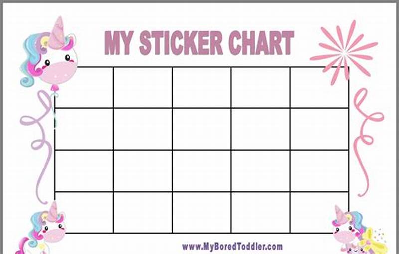 Free Printable Sticker Chart Printable