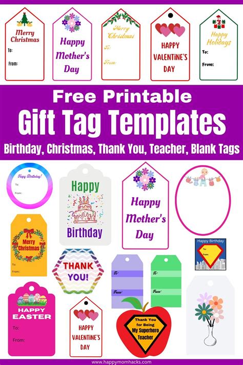 Free Printable Tags