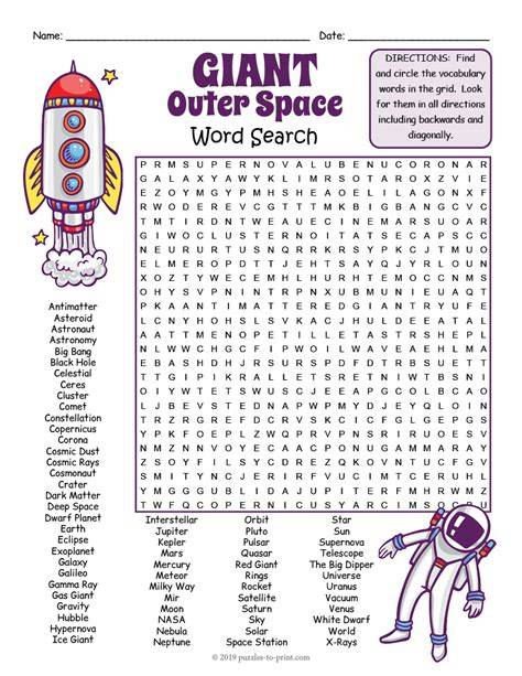 Free Printable Themed Word Search Puzzles
