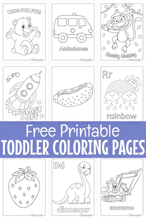 Free Printable Toddler Coloring Pages