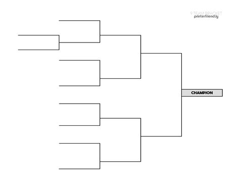 Free Printable Tournament Brackets
