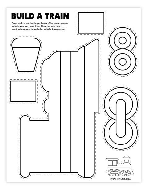 Free Printable Train Template