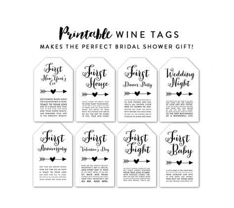 Free Printable Wine Tags For Bridal Shower