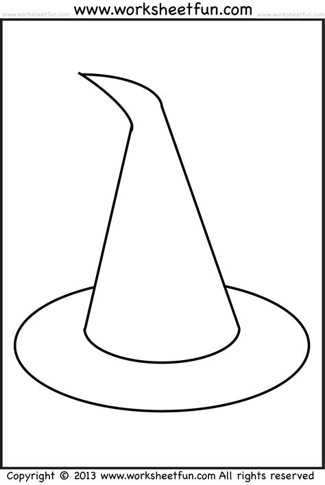 Free Printable Witches Hat