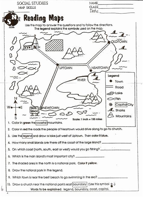 Free Printable Worksheets For High School Social Studies