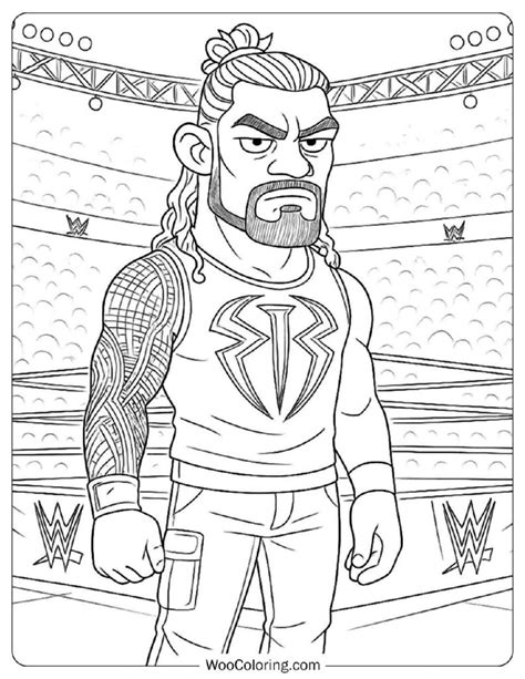 Free Printable Wwe Coloring Pages
