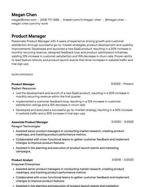 Free Product Managers Templates