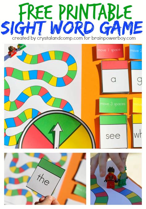 Free Sight Word Games Printable